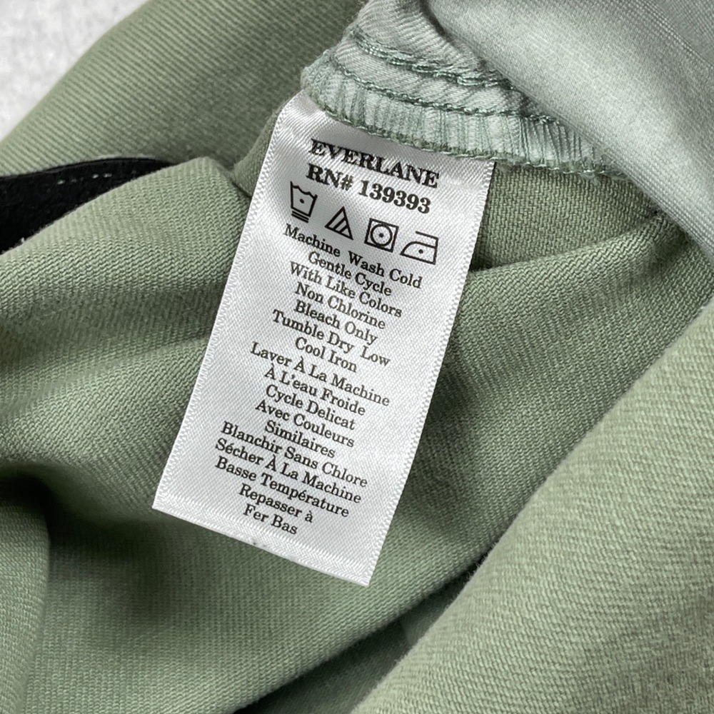 Everlane Pull On Pants Mens Large Olive Green Organic Easy Pant Stretch Tapered - Picture 7 of 9